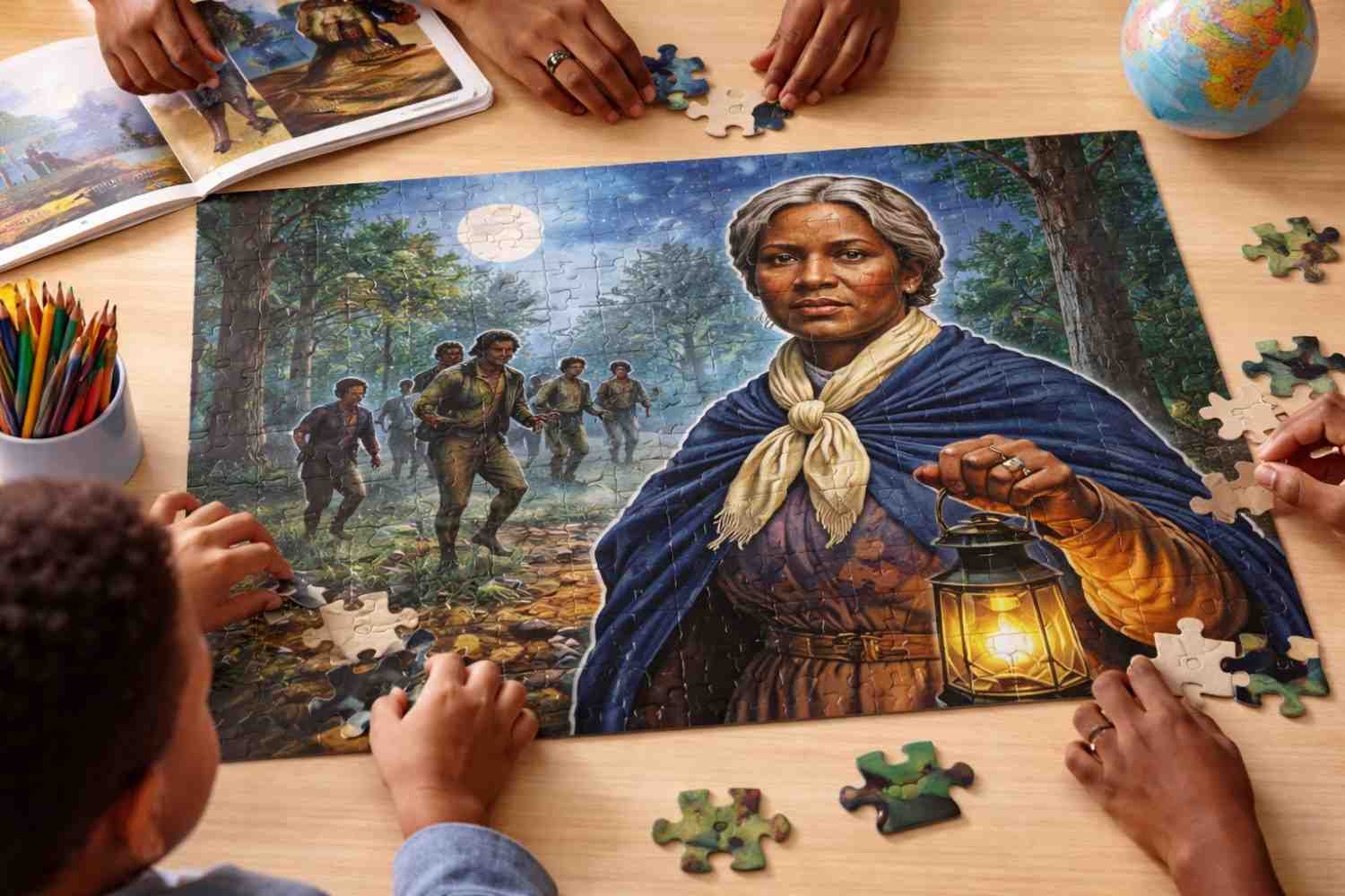 Unlock History and Fun Black Heritage Series Harriet Tubman 24 Piece Full Size Puzzle